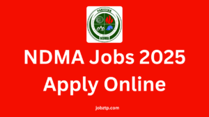 NDMA Jobs 2025 Apply Online