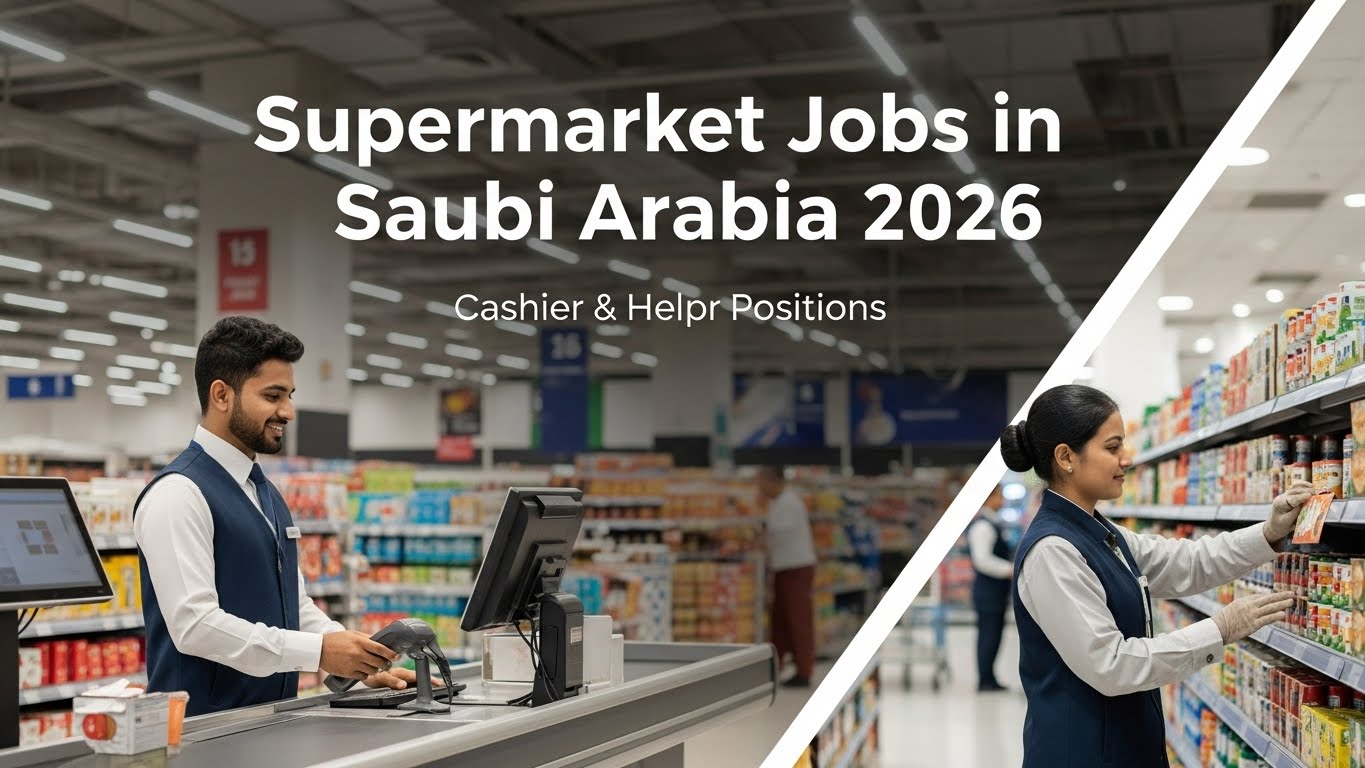 Supermarket Jobs in Saudi Arabia 2026