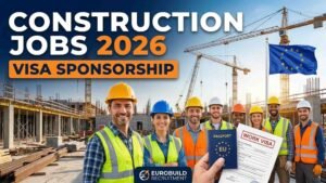 Construction jobs in Europe with sponsorship