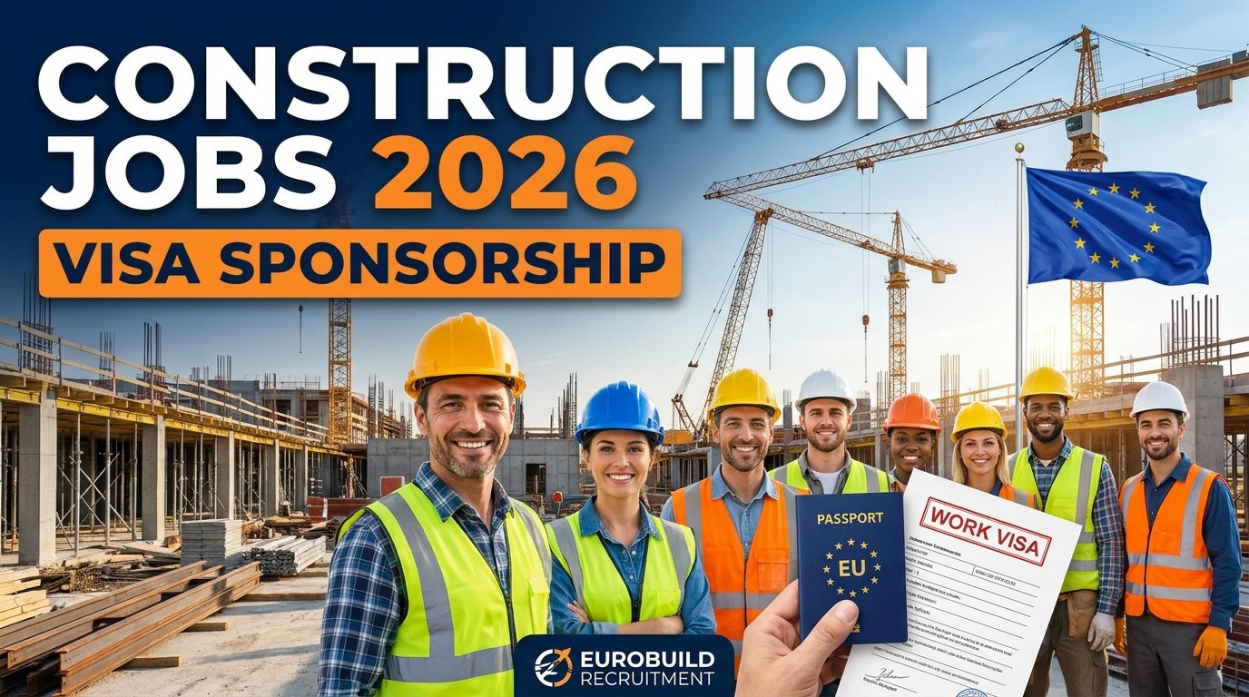 Construction jobs in Europe with sponsorship